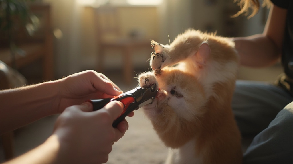 고양이 발톱 관리 방법
